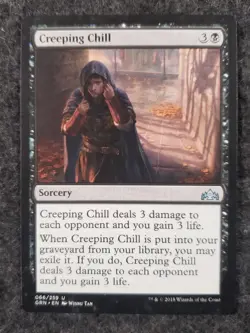 Creeping Chill Magic the Gathering MTG Guilds of Ravnica MINT (DS3D1L1) - Image 3