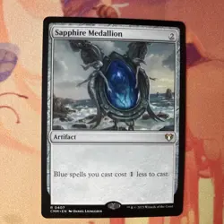 MTG Sapphire Medallion CMM 0407 R NM Regular Rare - Image 1
