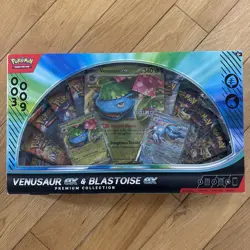 Venusaur EX & Blastoise EX Premium Collection Box Factory Sealed Pokemon TCG Set - Image 1