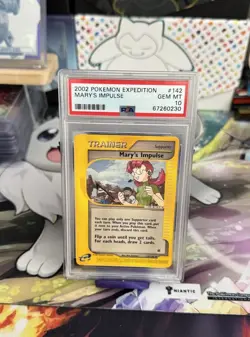 2002 Mary's Impulse #142 Pokemon Expedition - PSA 10 - Image 1