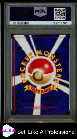 CHARIZARD POKEMON TCG 6 2000 PRM NEO FILE 2 SWIRL GALAXY HOLO POP 4934 JP PSA 9 - Image 2