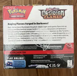 Obsidian Flames Booster Box 36 Packs Pokemon TCG Scarlet & Violet - Damaged Seal - Image 5