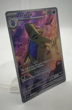 Pokemon TCG - Tyranitar 222/193 Paldea Evolved Illustration Rare, EN, NM+ - Image 2