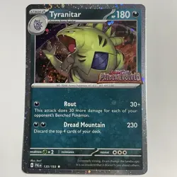 Pokemon TCG Tyranitar 135/193 Holo Paldea Evolved Stamp NM/Mint - Image 1