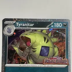 Pokemon TCG Tyranitar 135/193 Holo Paldea Evolved Stamp NM/Mint - Image 3