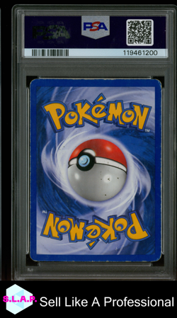 DUNKLES TURTOK-HOLO GERMAN-1ST EDITION POKEMON ROCKET 2000 3 PSA 4 - Image 2