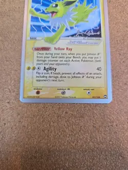 Pokemon 2008 Jolteon Gold Star 101/108 World Championship Deck (NM) - Image 2