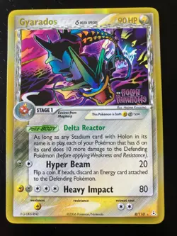 Pokemon Reverse Holo STAMPED Gyarados - Holon Phantoms 8/110 EX/NM - Image 1