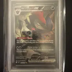 2025 Pokemon JTG EN - N’s Zoroark Ex Special Illustration Rare #185 Mint PSA 9 - Image 2