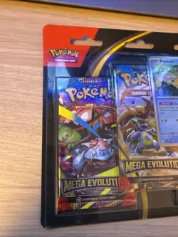 Pokemon TCG Mega Evolution 3 Pack Blister Psyduck | Foil Promo + 3 Booster Packs - Image 2