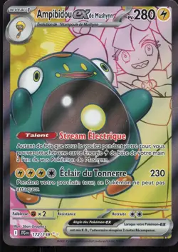 Carte Pokemon Ampibidou-ex de Mashynn 172/159 Aventures Ensemble Francais - Image 1