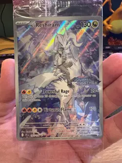 N's Reshiram Stamped Promo - Pokemon TCG Journey Together 167/159 - Sealed - Image 1