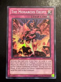 Yu-Gi-Oh TCG The Monarchs Erupt PRIO EN076 1st edition NM - Image 1