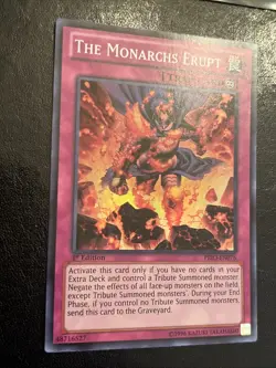 Yu-Gi-Oh TCG The Monarchs Erupt PRIO EN076 1st edition NM - Image 2