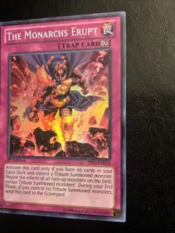 Yu-Gi-Oh TCG The Monarchs Erupt PRIO EN076 1st edition NM - Image 3
