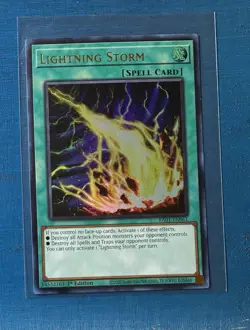 Lightning Storm - RA01-EN061 - Super Rare - 1st Edition - Yugioh NM/M (A175) - Image 1