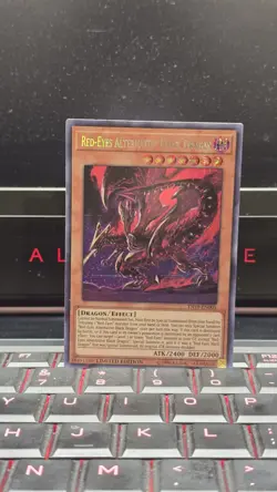 Yugioh Red-Eyes Alternative Black Dragon TN19-EN005 Secret Rare NM - Image 1