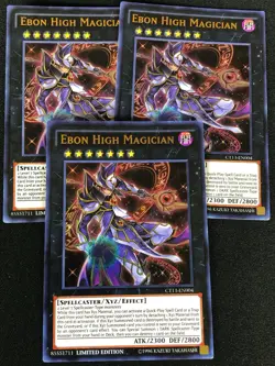 YUGIOH EBON HIGH MAGICIAN CT13-EN004 ULTRA X3 (NM) - Image 1
