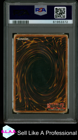 DARK MAGICIAN 1ST EDITION-GER YU-GI-OH! LOB 2002 G003 PSA 1 - Image 2