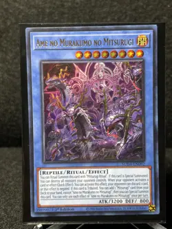 Ame No Murakumo No Mitsurugi (SUDA-EN092) Ultra Rare -Supreme Darkness- Yugioh! - Image 1