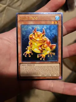 lp Yu-Gi-Oh! TCG Swap Frog OTS Tournament OP03-EN001 Unlimited Ultimate Rare - Image 3