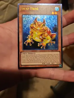 lp Yu-Gi-Oh! TCG Swap Frog OTS Tournament OP03-EN001 Unlimited Ultimate Rare - Image 4