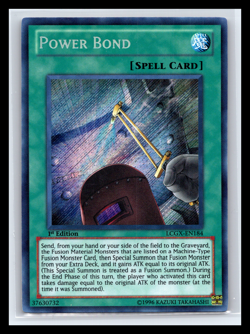 Yugioh Power Bond LCGX-EN184 1st Edition Secret Rare NM - Image 1