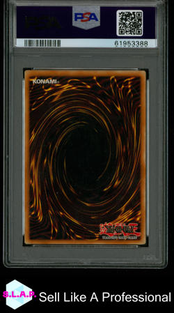 BLAST HELD/TRIBUTE DARK CRISIS-1ST EDITION YU-GI-OH! DARK CRISIS 2003 104 PSA 8 - Image 2