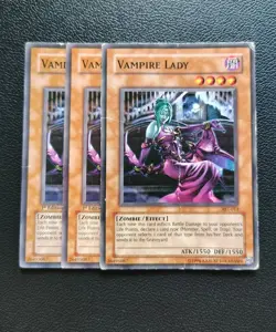 Yu-Gi-Oh - Vampire Lady 3X - Full Playset - Image 1