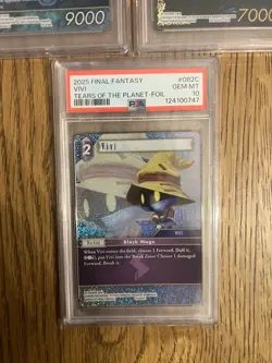 Final Fantasy Tears Of The Planet Graded Card Lot x3, Vivi, TIDUS, Red XIII!!! - Image 4