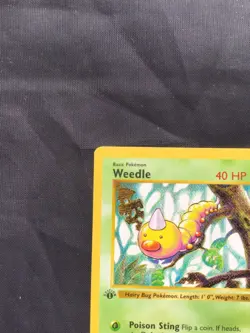 Pokemon Cards: Base Set 1st Edition Common: Weedle 69/102 - Image 2