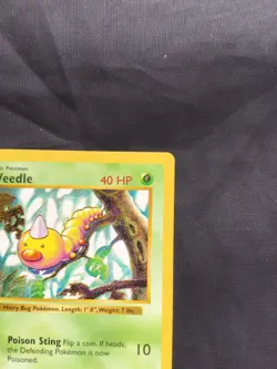 Pokemon Cards: Base Set 1st Edition Common: Weedle 69/102 - Image 3