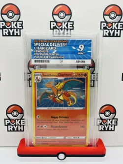 Pokemon Special Delivery Charizard Promo Card SWSH075 ACE 9 MINT - Image 1