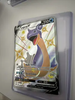 Pokemon TCG Lapras v Shining Fates Holo Card SV110/SV122 Near Mint Condition - Image 2