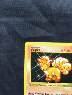 Pokemon Cards: Base Set 1st Edition Common: Vulpix 68/102 - Image 2