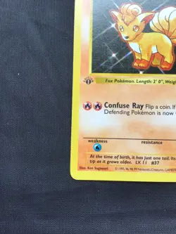 Pokemon Cards: Base Set 1st Edition Common: Vulpix 68/102 - Image 5