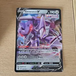 Pokemon card - Genesect V - Fusion Strike 185/264 - NM - Image 1