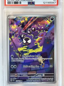 PSA 10 Gastly #177/162 Illustration Rare - Temporal Forces Pokemon TCG Card - Image 3