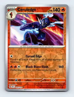 Ceruledge 035/191 SV08: Surging Sparks Reverse Holo Pokemon Card NM - Image 1