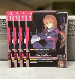 Gundam Card Game Marida Cruz GD01-093 Rare English Edition - Image 1