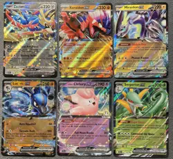 Pokemon Cards Lot All EX Zacian Lucario Koraidon Miraidon Lillie’s Clefairy Serp - Image 1