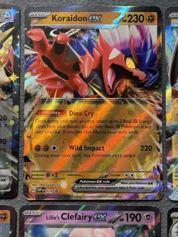 Pokemon Cards Lot All EX Zacian Lucario Koraidon Miraidon Lillie’s Clefairy Serp - Image 4