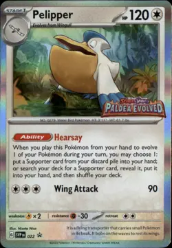 Pelipper - (Prerelease) Promo SV: Scarlet & Violet Promo Cards 022 NM - Image 1