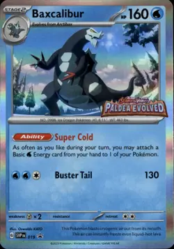 Baxcalibur - (Prerelease) Holo Promo SV: Scarlet & Violet Promo Cards 019 NM - Image 1