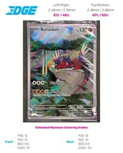 Koraidon - 014 Pokemon TCG Promo SV: Scarlet & Violet Promo Cards Near Mint - Image 3