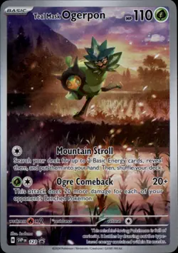 Teal Mask Ogerpon - Holo Promo SV: Scarlet & Violet Promo Cards 123 NM - Image 1