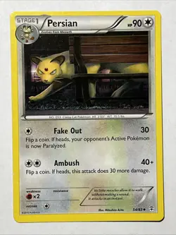 Persian 62/98 COMMON - Pokemon XY Ancient Origins Card - Image 1