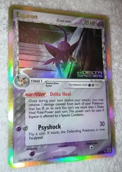 Espeon 4/113 EX Delta Species Reverse Stamped Holo Rare Pokemon Card 2005 TCG - Image 2