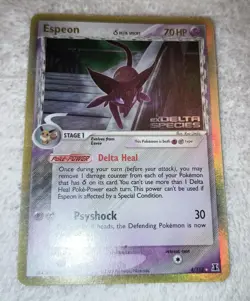 Espeon 4/113 EX Delta Species Reverse Stamped Holo Rare Pokemon Card 2005 TCG - Image 4