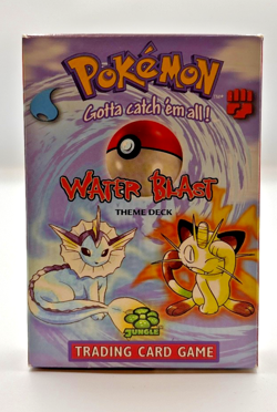 Pokemon Cards - Water Blast Theme Deck - Opened Complete - Jungle Set Vaporeon - Image 2